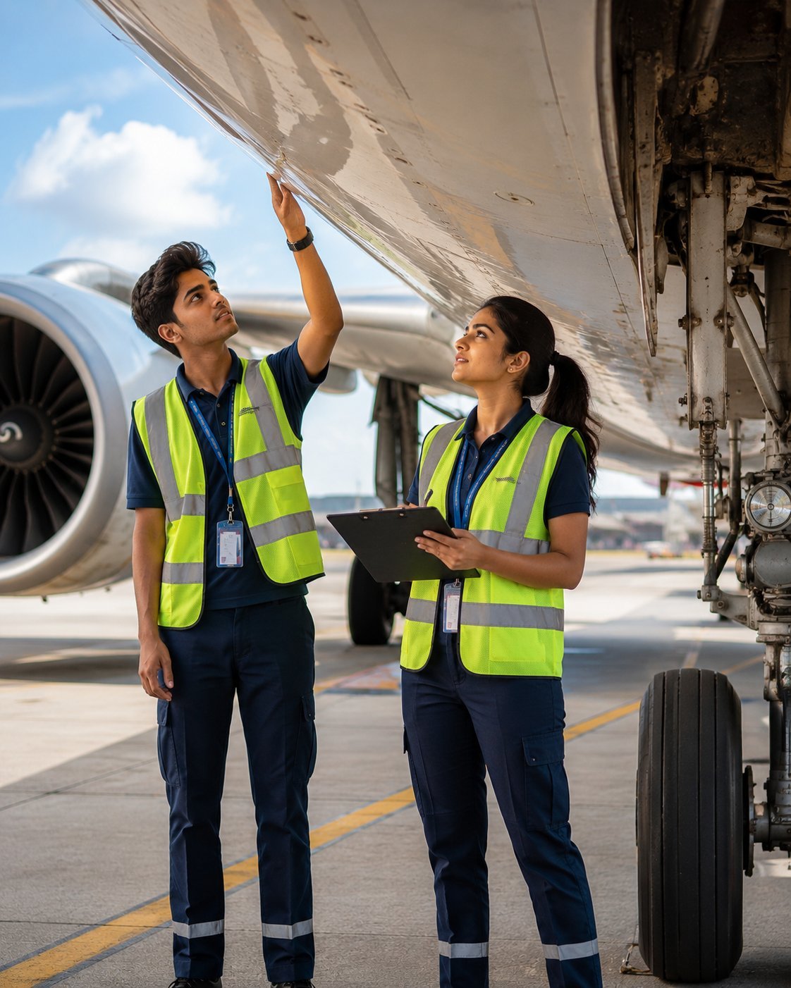 Modern airport terminal seating
